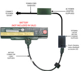 External Laptop Battery Charger for Lenovo ThinkPad E550 E555, 45N1760, 45N1762 1