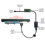 External Laptop Battery Charger for Acer 3810T 4810T 5410T 5810T AS09D31 AS09D41 1