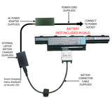 External Laptop Battery Charger for Acer Aspire 7551 7741 7750, AS10D31, AS10D75 1