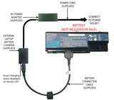 External Laptop Battery Charger for Acer Aspire 5710 5720 5730, AS07B31 AS07B41 1