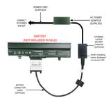 External Laptop Battery Charger for ASUS 1001 1005HA 1101HA, AL32-1005 PL32-1005 1