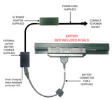 External Laptop Battery Charger for ASUS K53E K53U X53E X54C, A32-K53, A42-K53 1