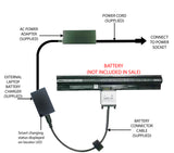 External Laptop Battery Charger for Dell Latitude 3460 3470 3560 3570, M5Y1K 1