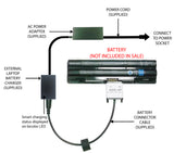 External Laptop Battery Charger for Dell XPS 14 15 17, JWPHF R795X WHXY3 J70W7 1