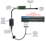 External Laptop Battery Charger for Dell Vostro 3460, 3560, 8858X, 911MD, YKF0M 1