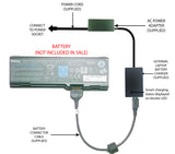 External Laptop Battery Charger for Dell Inspiron 6000, 9200, M1710, U4873 D5318 1