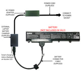 External Laptop Battery Charger for DELL Vostro 1710 1720, T117C T118C P722C 1