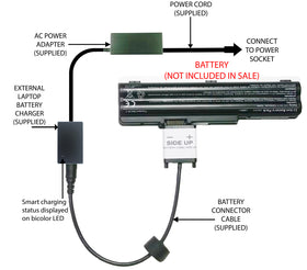 External Laptop Battery Charger for Gateway UC730xx, UC780xx, A32-H13, L0890L1 1