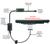 External Laptop Battery Charger for HP 240/245/246/255 G6, JC03 JC04 919701-850 1