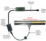 External Laptop Battery Charger for Lenovo G500 G500s G505 G505s G510s, L12L4E01 1