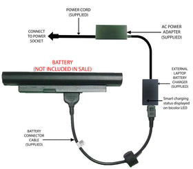 External Laptop Battery Charger for Toshiba Satellite NB10-A NB15-A PA5170U-1BRS 1